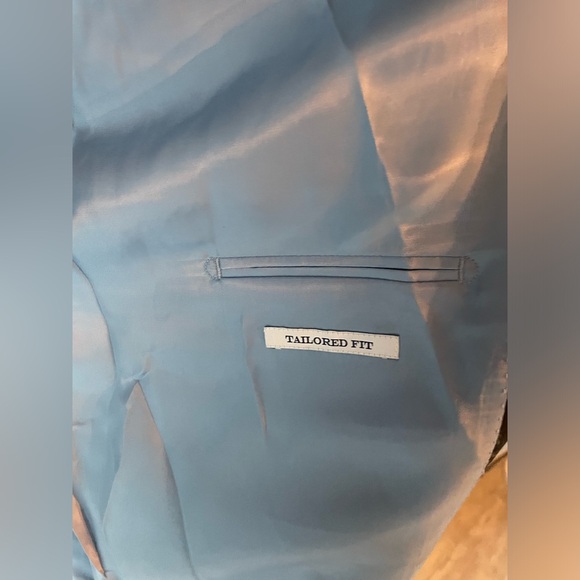 New (unworn) Charles Tyrwhitt solid navy blue tailored fit 2 piece suit - Picture 3 of 5